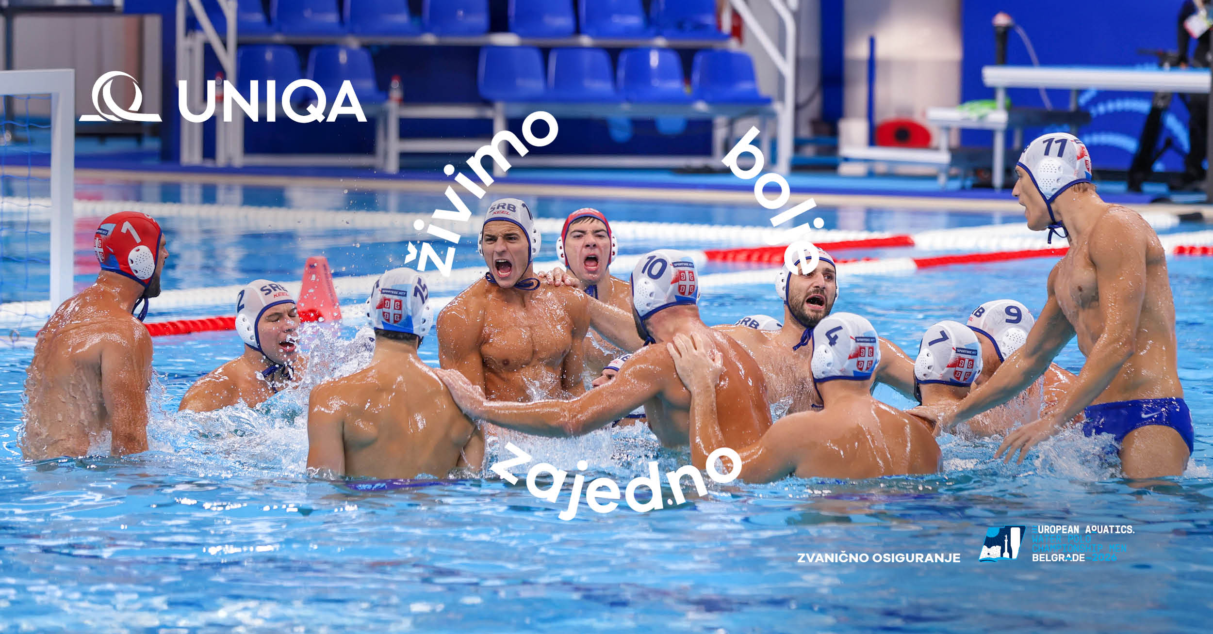 UNIQA zvanično osiguranje evropskog prvenstva u vaterpolu za muškarce u Beogradu 2026
